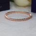 Fashionable Titanium Steel Honeycomb Full Diamond Non Fading Bracelet, Simple Women's Slim Version, Versatile Anti_ipsvogv.com