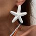 Ocean Style Alloy Starfish Studs Exaggerated Geometric Summer Beach Fashion Earrings_ipsvogv.com