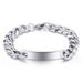 Minimalist Personality Long Bar 11MM Cuban Chain Stainless Titanium Steel Bracelet Customizable Engraving_ipsvogv.com