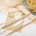 Fashion Shining Water Diamond Set Bracelet Simple Copper Claw Chain 5 Handmade Jewelry_ipsvogv.com