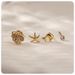 stainless steel DIY matching earrings fashion personality earrings female moon star love lightning diamond jewelry_ipsvogv.com