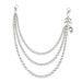 European And American Jewelry Punk New Five-pointed Star Pendant Metal Waist Chain Personalized Skull Trouser Chain Accessories_ipsvogv.com