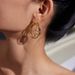 Women's Jewelry Irregular Three Dimensional Earrings Light Luxury Niche Design High End Fashion Temperament Diamond Earrings Geometric Earrings_ipsvogv.com