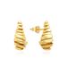 Women’s Jewelry Set Fashion Hot Selling Threaded Hollow Water Drop Earrings Copper Plated Real Gold Gold Niche Personality Earrings Jewelry_ipsvogv.com