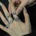 Sweet And Cool Pink Heart Full Diamond Zircon Butterfly Open Candy Light Luxury Niche Design High Sense Finger Ring_ipsvogv.com