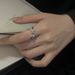inlaid Advanced Diamond Zircon Star Cross Index Finger Ring For Women's Instagram Trend, Niche Design, Personalized Trend, Design,_ipsvogv.com