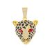 Unisex Exaggerated And Domineering Diamond Studded Leopard Head Pendant HIPHOP Jewelry Trendy Men's Punk Cool Hip Hop Cuban Chain_ipsvogv.com