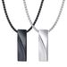 stainless steel long geometric Mobius pendant men's fashion necklace sweater chain jewelry_ipsvogv.com