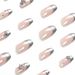 Cross Border Nail Ballet Type A Wearing Nail Removable Nail Clips and Nail Stickers_ipsvogv.com