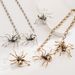 New Exaggerated Sparkling Diamond Metal Simulation Of Big Spiders, Trendy Earrings, Necklace, Temperament, Personalized_ipsvogv.com