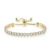 Fashion 4mm Zircon Bracelet Pull Out Adjustable Length Bracelet Combination Set All Match Tennis Chain_ipsvogv.com