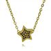 Five Pointed Star Spacer Bead Pendant Colorful Micro Inlaid Zircon Jewelry Accessories Niche Star Necklace Clavicle Chain_ipsvogv.com