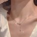 Collected By 3305 People Silver Meteor Coming Tassel Necklace For Women, Light ! Luxury, Versatile, Niche Design,_ipsvogv.com