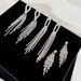 Exaggerated tassel rhinestone earrings for women's insets, luxurious and full of diamonds, long style earrings_ipsvogv.com