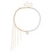 Delicate Texture Love Zircon Pendant Fringed Crystal Pearl Splicing Collarbone Chain I Necklace_ipsvogv.com