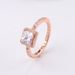 Women's Jewelry White Copper Ring Square Zircon Ring Personality Creative Ring_ipsvogv.com