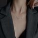 S Pure Silver Mobius Necklace For Women With A Niche Design, Light Luxury And Cool Style, Geometric Collarbone Chain Ins_ipsvogv.com