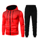 Men's Clothing Autumn and Winter New Men's Casual Cardigan Hooded Sweater 3D Printed Youth Men's Jacket Set_ipsvogv.com