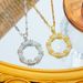 Diamond Donut Jewelry Internet Celebrity New Niche Light Luxury Ins Style Elegant Necklace_ipsvogv.com