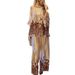 Women's Clothing new fashion casual printed tops and trousers two piece suit_ipsvogv.com
