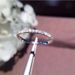 Single Row Diamond White Copper Ring - Minimalist Korean Style Jewelry For Women_ipsvogv.com