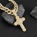 Hip Hop 3D Full Diamond Personalized Binding Cross Pendant Male Street Dance Cuban Chain_ipsvogv.com