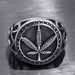 Hot Selling Maple Leaf Men's Fashion Punk Personality Ring_ipsvogv.com