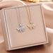 Korean Version Of Light Luxury Diamond Inlaid Butterfly Titanium Steel Necklace, Female Niche Design, Collarbone Chain,_ipsvogv.com