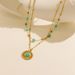 INS Style Handmade Chain Tianhe Stone Necklace With Stacked Stainless And Titanium Steel Popular Accessories_ipsvogv.com