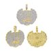 New Large-sized Letter Road Runna Pendant Full Of Diamond Electric Gold Men's Hip-hop Accessories_ipsvogv.com