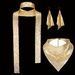 Personality Earrings Geometric Sequins Aluminum Mesh Earrings Ins Style Dress Earrings Square Fashion Earrings For Women_ipsvogv.com