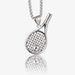 2023 New Sweater Chain Tennis Racket Trendy Hip-Hop Necklace For Men Titanium Steel Non-Fading High-End Niche Design_ipsvogv.com