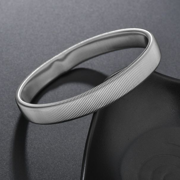 Accessories Trendy Punk Men's Metal Spring Elastic Bracelet Wristband Arm Band Sleeve Cuff_ipsvogv.com