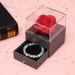 Women’s Jewelry Set Fashion hot selling rose necklace gift box Valentine's Day gift jewelry box acrylic drawer flower box_ipsvogv.com