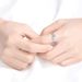 Women's Korean Style Simple Diamond Studded Fashion Closed Design Niche Classic Wedding Ring Diamond Ring_ipsvogv.com