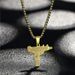 Stainless Steel Street Gun Necklace, Men's Jewelry, Punk, Hip-hop, Rapper Pendant Accessory_ipsvogv.com