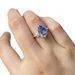 New Blue Artificial Zircon Ring, Women's Engagement Ring_ipsvogv.com