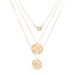 Bohemian Wind Star Moon Eye Pendant Layered Cupid Archer Coin Necklace Female_ipsvogv.com