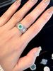 Chinese Cool Inlaid Feeling Style New With Emerald Zircon, A Two Fashion And Versatile Index Finger Ring For Women Zircon,_ipsvogv.com