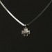 Four Leaf Clover Cross Colored Mother Of Pearl Pendant Autumn And Winter Unisex Simple High End Titanium Steel Sweater Necklace_ipsvogv.com