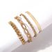 Exaggerated Alloy Chain Hip-Hop Ins Niche Bracelet For Women Fashion Simple Set Bangle_ipsvogv.com