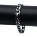 Personalized Titanium Jewelry Bracelet Stainless Steel Single Clasp Six-Sided Polished Men's Cuban Style Cold Talk_ipsvogv.com