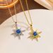 New Star Manger Planet Zircon Light Luxury Temperament Gorgeous Full Diamond Necklace Women's Versatile Titanium Steel_ipsvogv.com