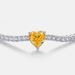 Heart Shaped Simple Sterling Silver Bracelet Female S925 Silver Love Ice Flower Cut High Carbon Diamond Hand Jewelry_ipsvogv.com