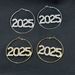 New product 2025 digital shining rhinestone round earrings for women fashionable exaggerated bohemian style earrings_ipsvogv.com