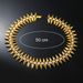 Hip hop diamond studded men's motorcycle chain domineering personality, tapered rivet necklace, bracelet accessory_ipsvogv.com