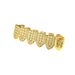Unisex Hip Hop Braces Full Of Diamond Micro Inlaid Zircon Braces Halloween Makeup Gold Braces Hip Hop Braces_ipsvogv.com