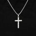 New Full Diamond Cross Pendant Personalized Hip Hop Minimalist Men's Necklace_ipsvogv.com