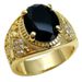 Size 8-15 Jewelry Man's Ring Marriage Engagement Vacuum Plating R283 Ring Black_ipsvogv.com