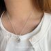Han Jian Decoration Korean Ins Style Minimalist Collarbone Chain S Pure Silver Only You Round Brand Heart Key Necklace_ipsvogv.com